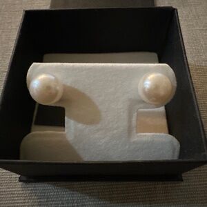 Pearl earring studs - Honora Collection - never worn with box